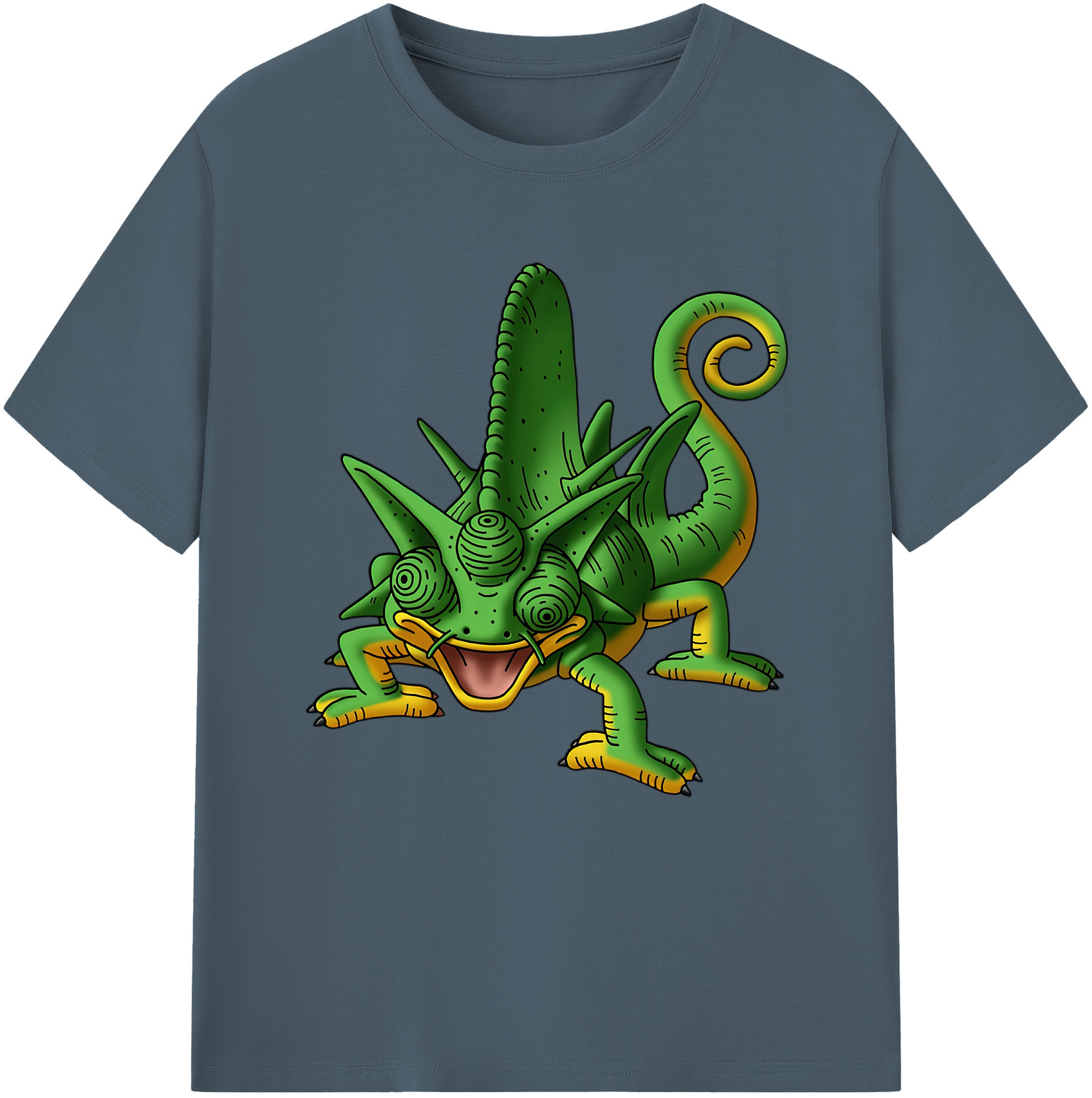 （画像用） ドラゴンクエスト Doragon Kuesuto Dragon Quest 綿100％半袖Tシャツ（フロントプリント）